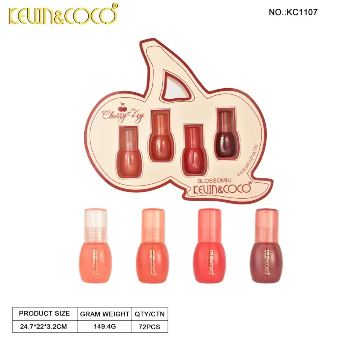 Kevin & Coco - Cherry Lip Lacquer