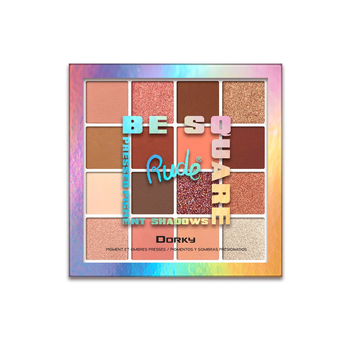 Rude -  Be Square Pressed Pigments & Shadows