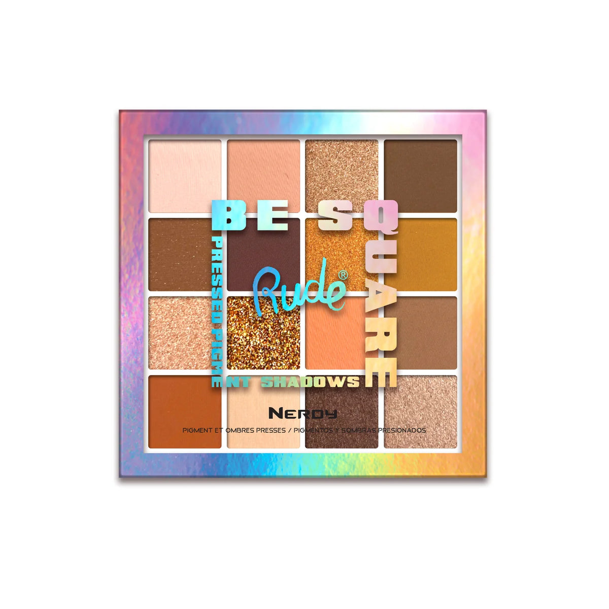 Rude -  Be Square Pressed Pigments & Shadows