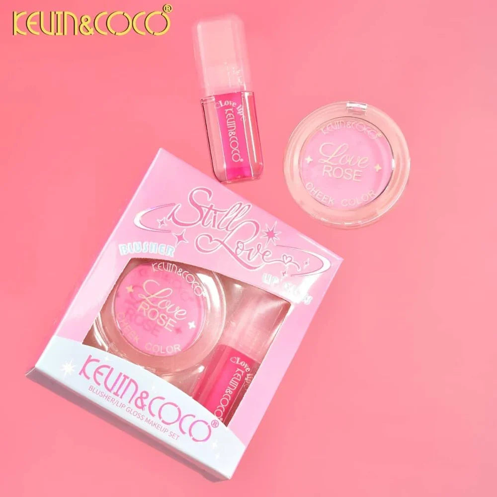 Kevin & Coco - Still Love - Blusher & Lip Gloss Makeup Set