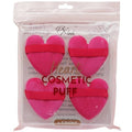 Prolux Cosmetics - Juego de borlas cosméticas de corazón