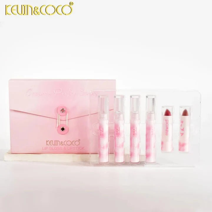 Kevin & Coco - Creamy Poetry Series Lipgloss & Lipstick Set