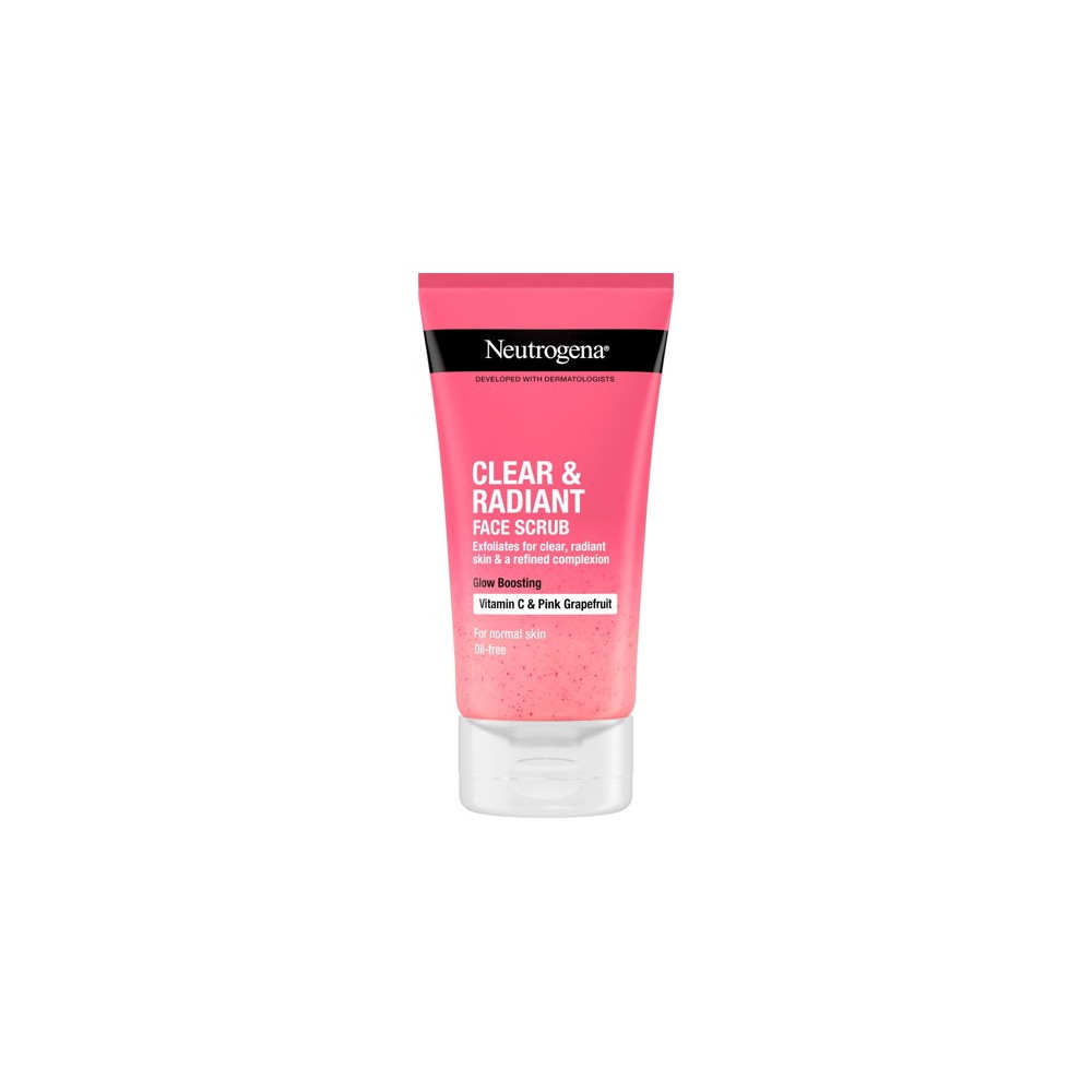 Neutrogena - Clear & Radiant Face Scrub - Vitamin C & Pink Grapefruit