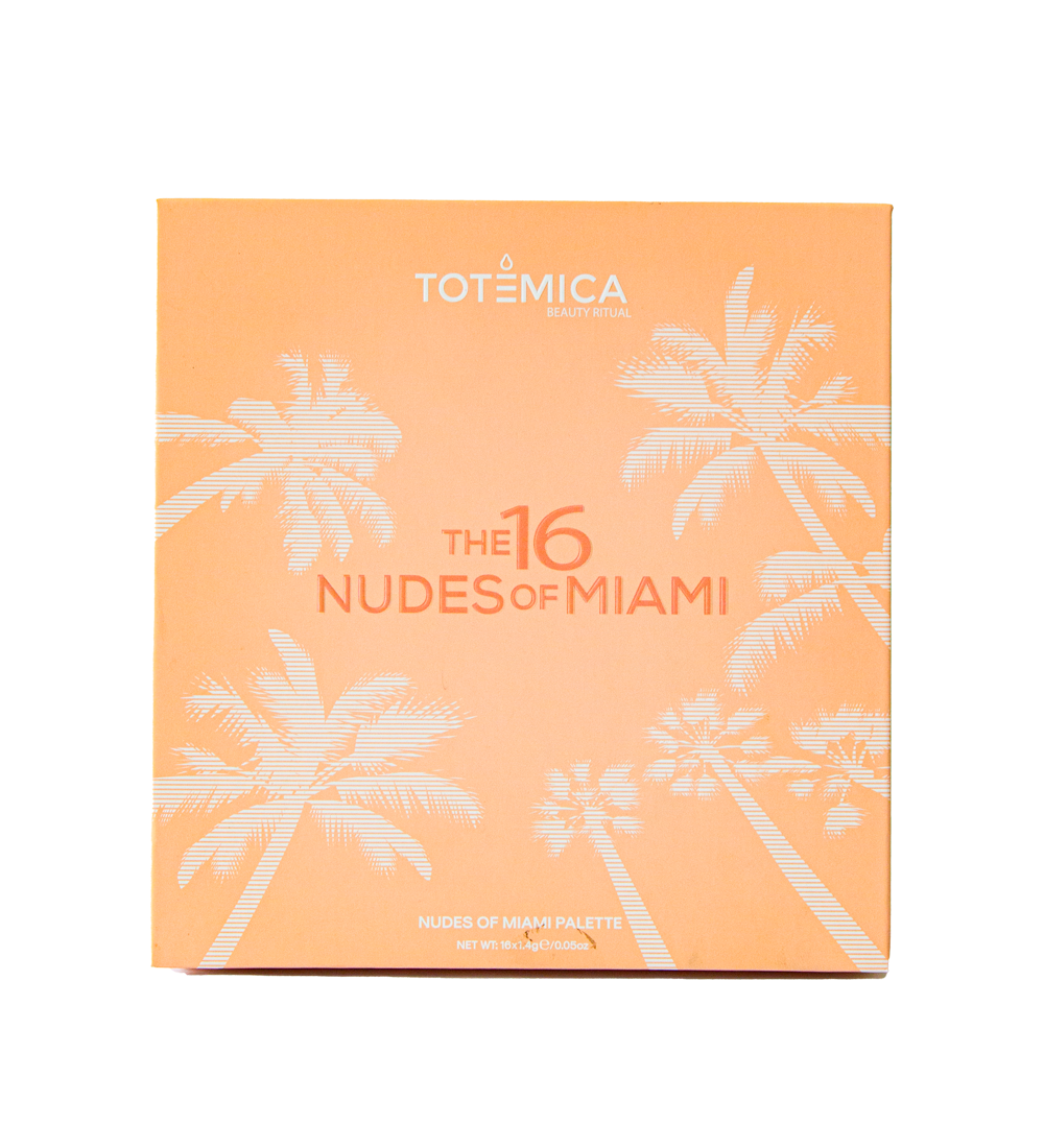Totemica Beauty - "The 16 Nudes of Miami" eyeshadow palette